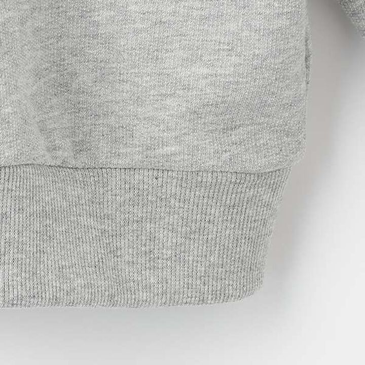 Half-Zip Wide Sweatshirt,Blue, medium image number 9