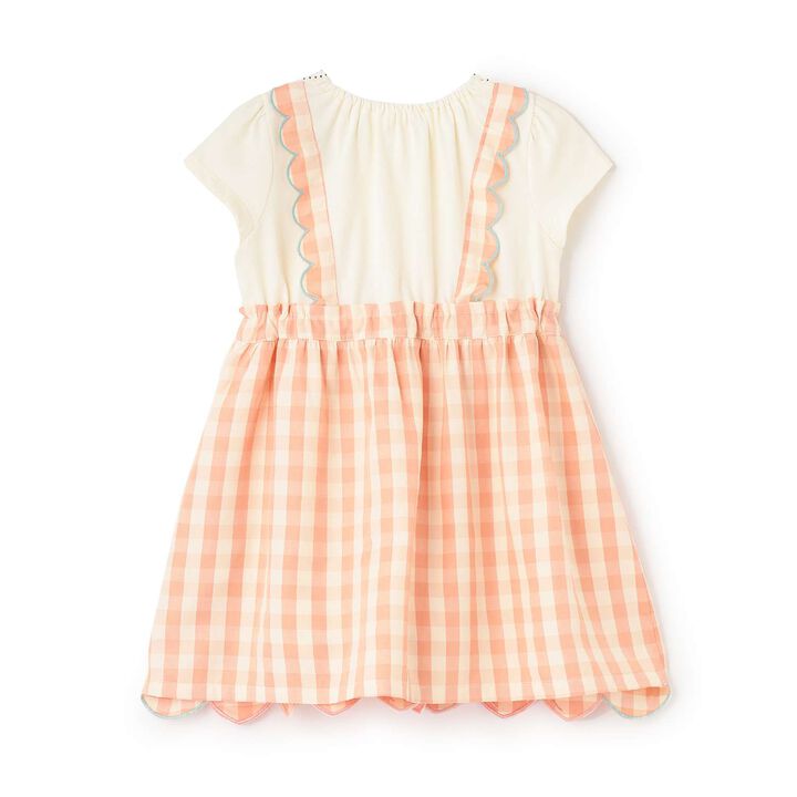 Peach One-Piece Dress,Light green, medium image number 1