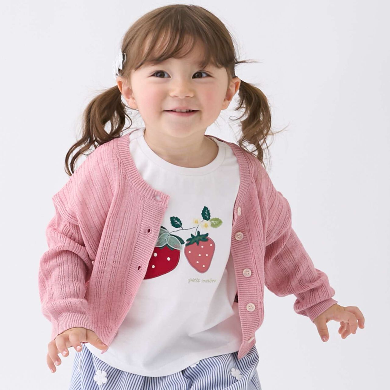 Sheer Cardigan,Cherry Pink, large image number 0