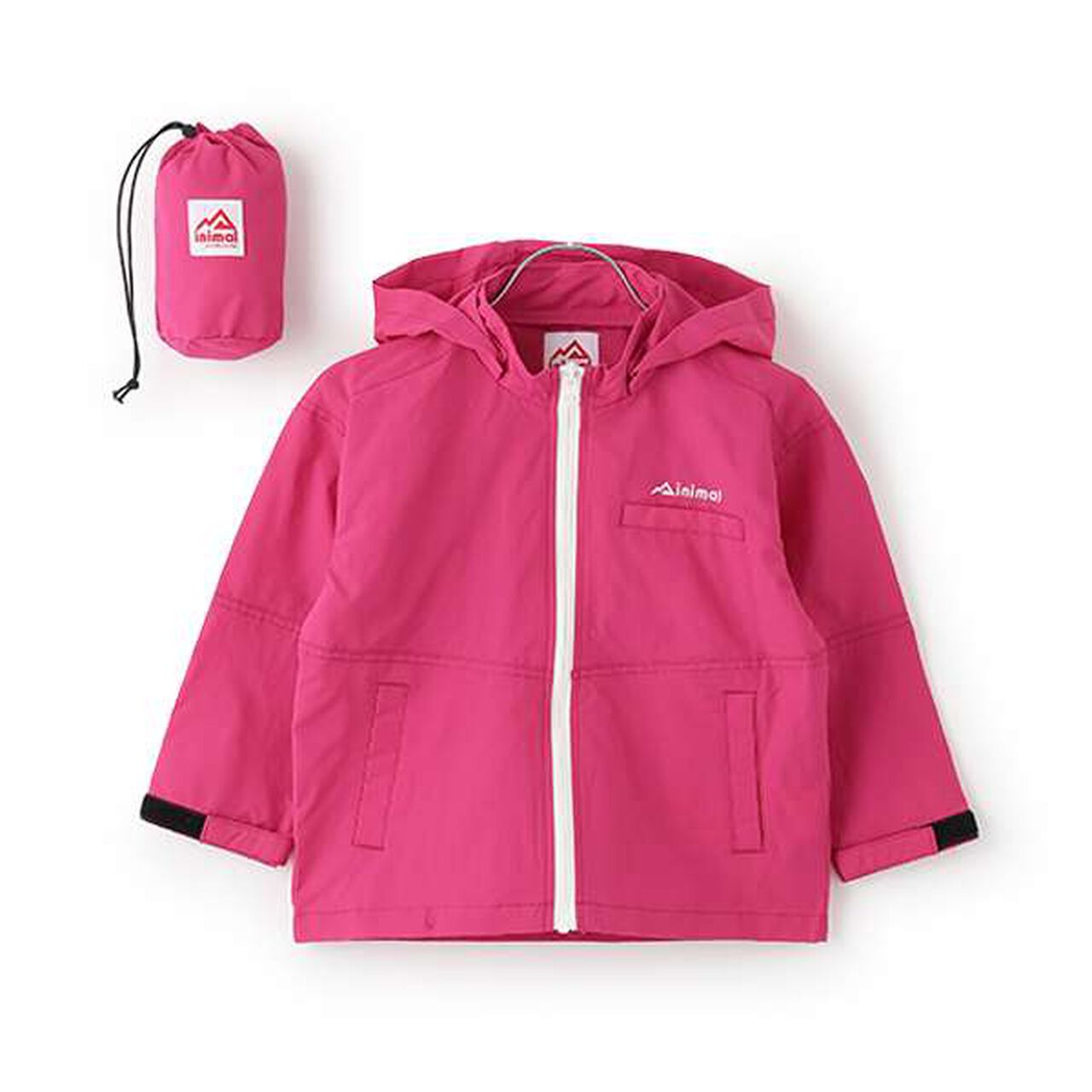[Water-Repellent] Color-Block Mountain Parka,Magenta, large image number 7