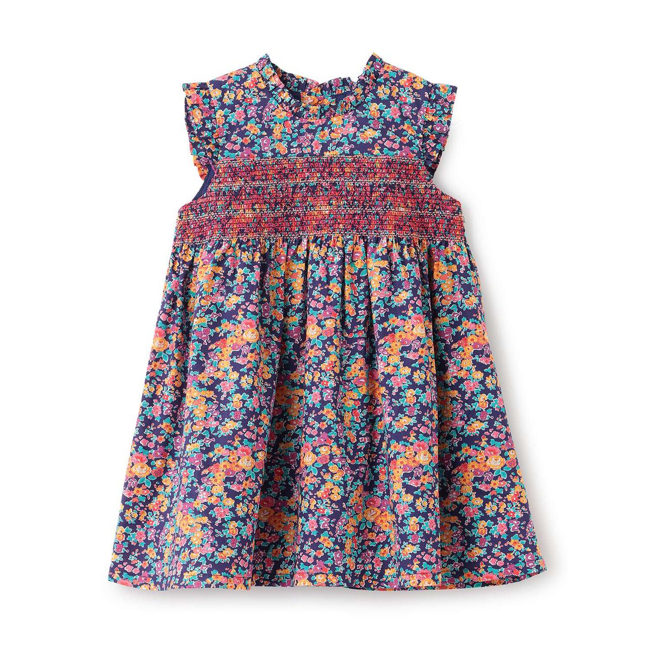 Liberty Smocking One-Piece Dress,Pink, large image number 4