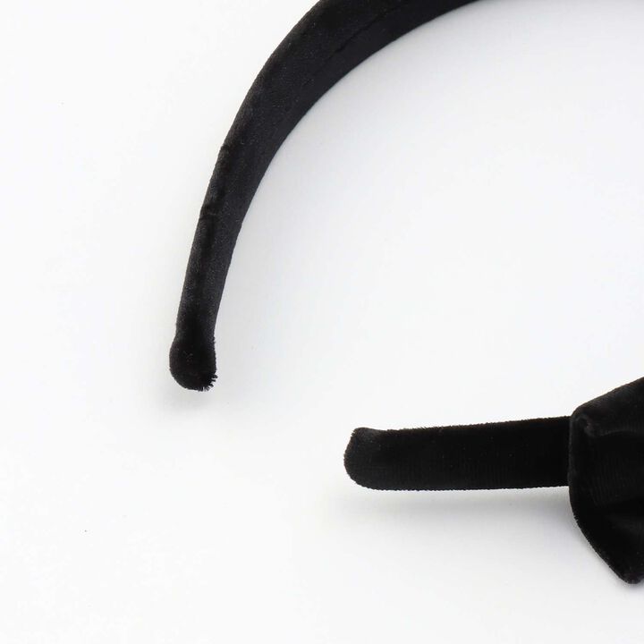 Ribbon & Pearl Headband♪,Black, medium image number 3