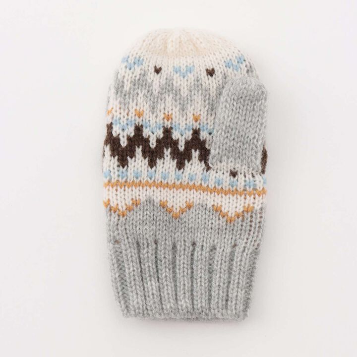 Nordic Mittens,Light gray, medium image number 2