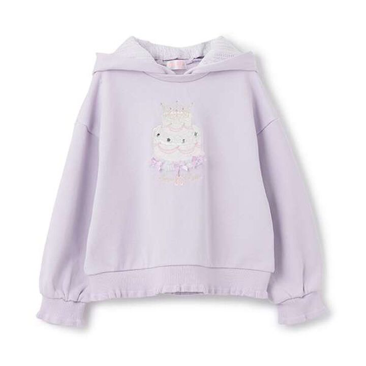 Tiara Cake Hoodie,Sax blue, medium image number 10