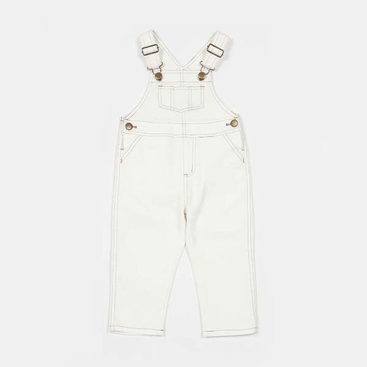 Overalls,Off white, medium image number 4