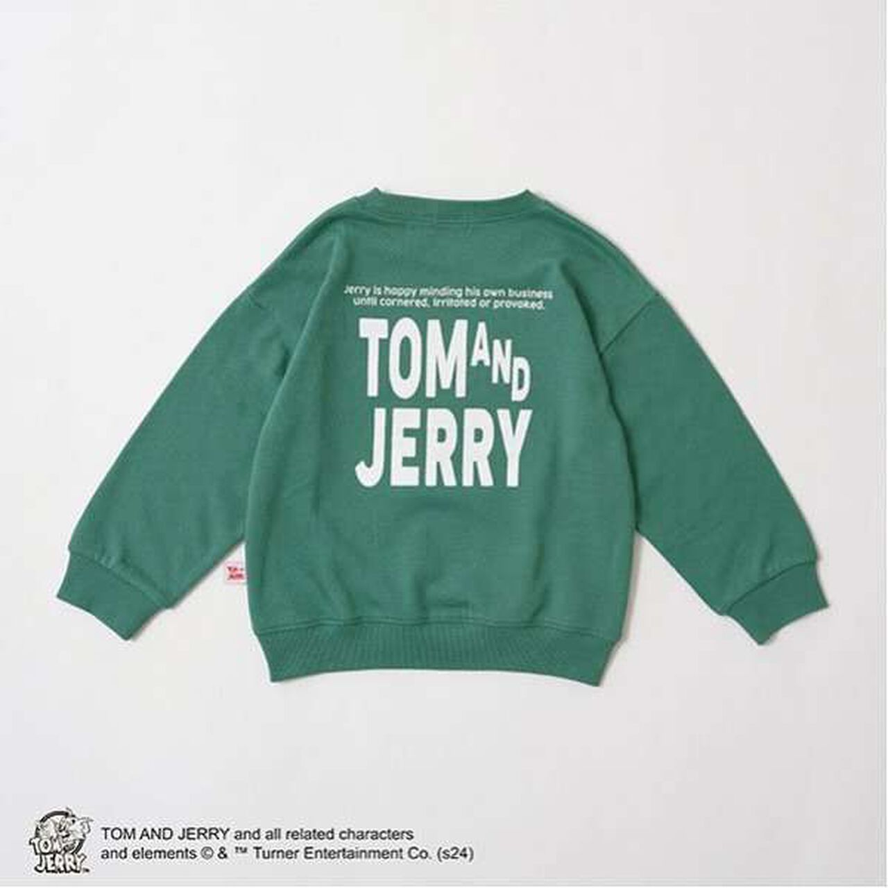 Tom and Jerry Embroidered Sweatshirt,Black, large image number 8