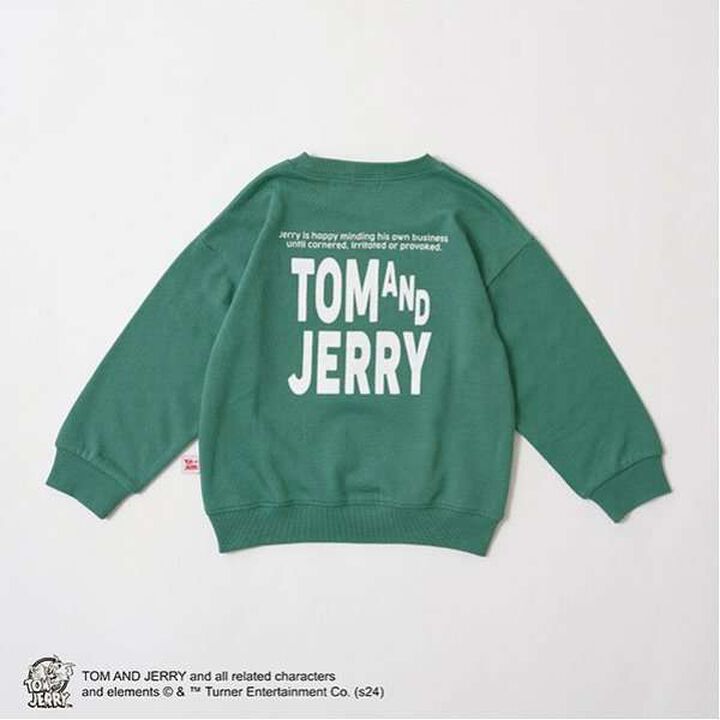 Tom and Jerry Embroidered Sweatshirt,Black, medium image number 8