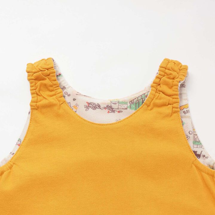 Mimi-chan Autumn Streets Pattern Reversible Jumper Skirt,Orange, medium image number 5