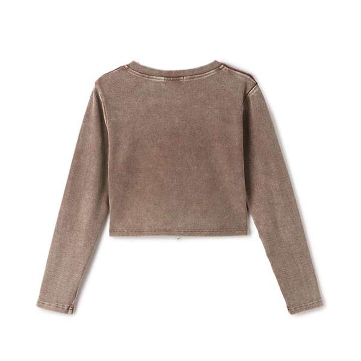 W Zip Tereko Cardigan,Off white, medium image number 6