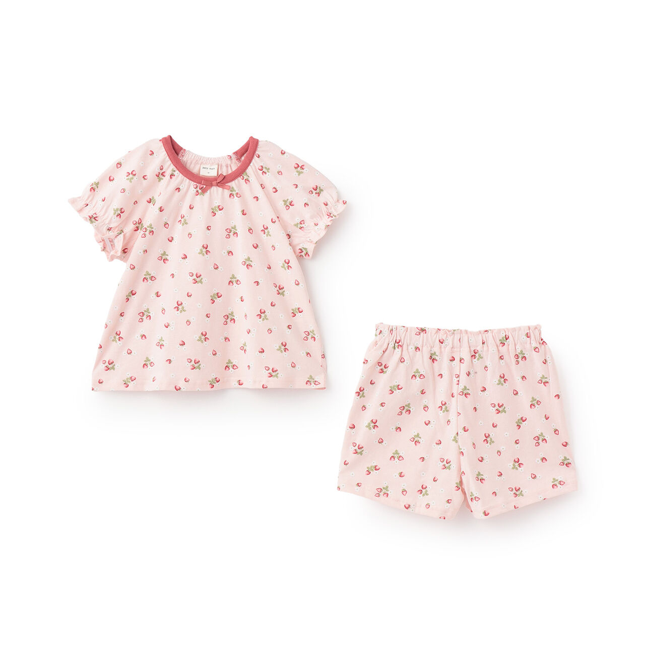 GIRLS Short-Sleeve Pajamas,Red, large image number 6