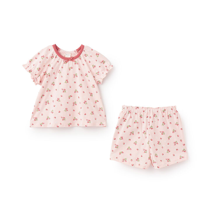 GIRLS Short-Sleeve Pajamas,Red, medium image number 6
