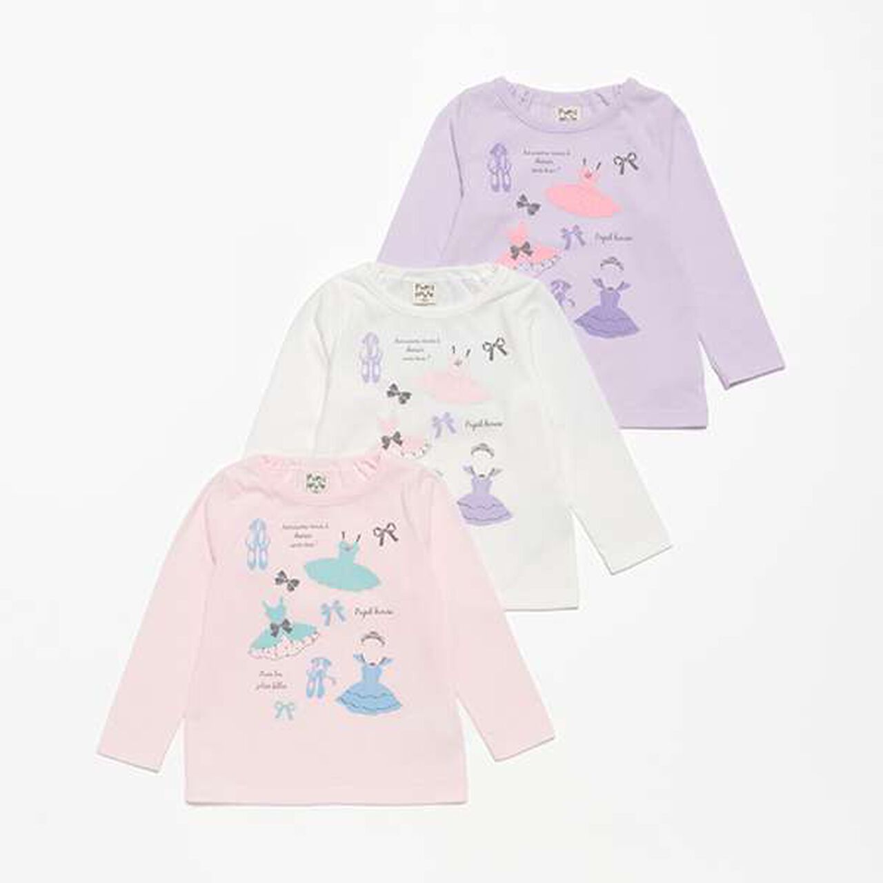 990T Long-Sleeve Ballerina,Off white, large image number 6