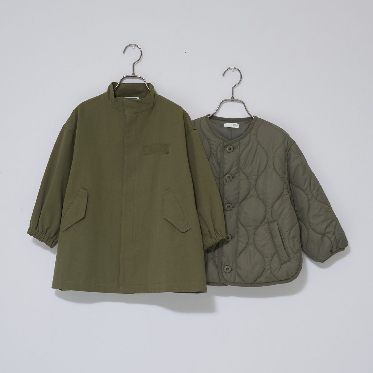 [Mix and Match Series] Quilted Jacket,Off white, large image number 16