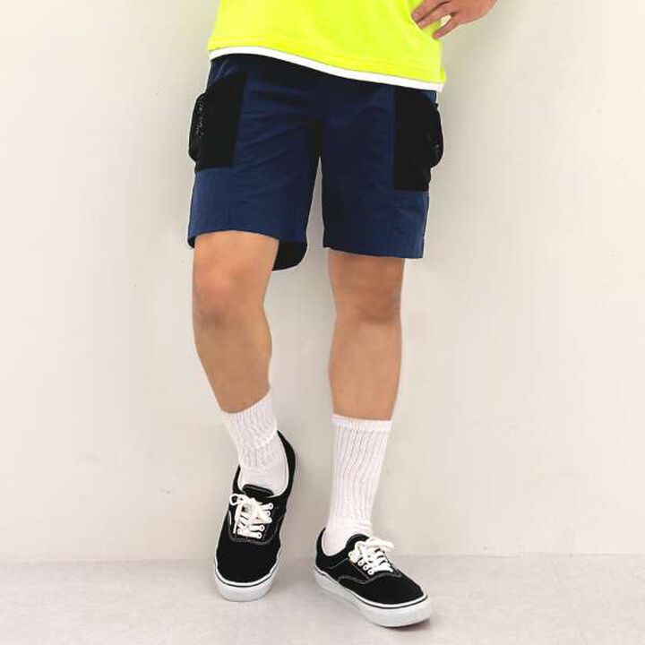 Water-Resistant Nylon Gear Shorts,Beige, medium image number 16