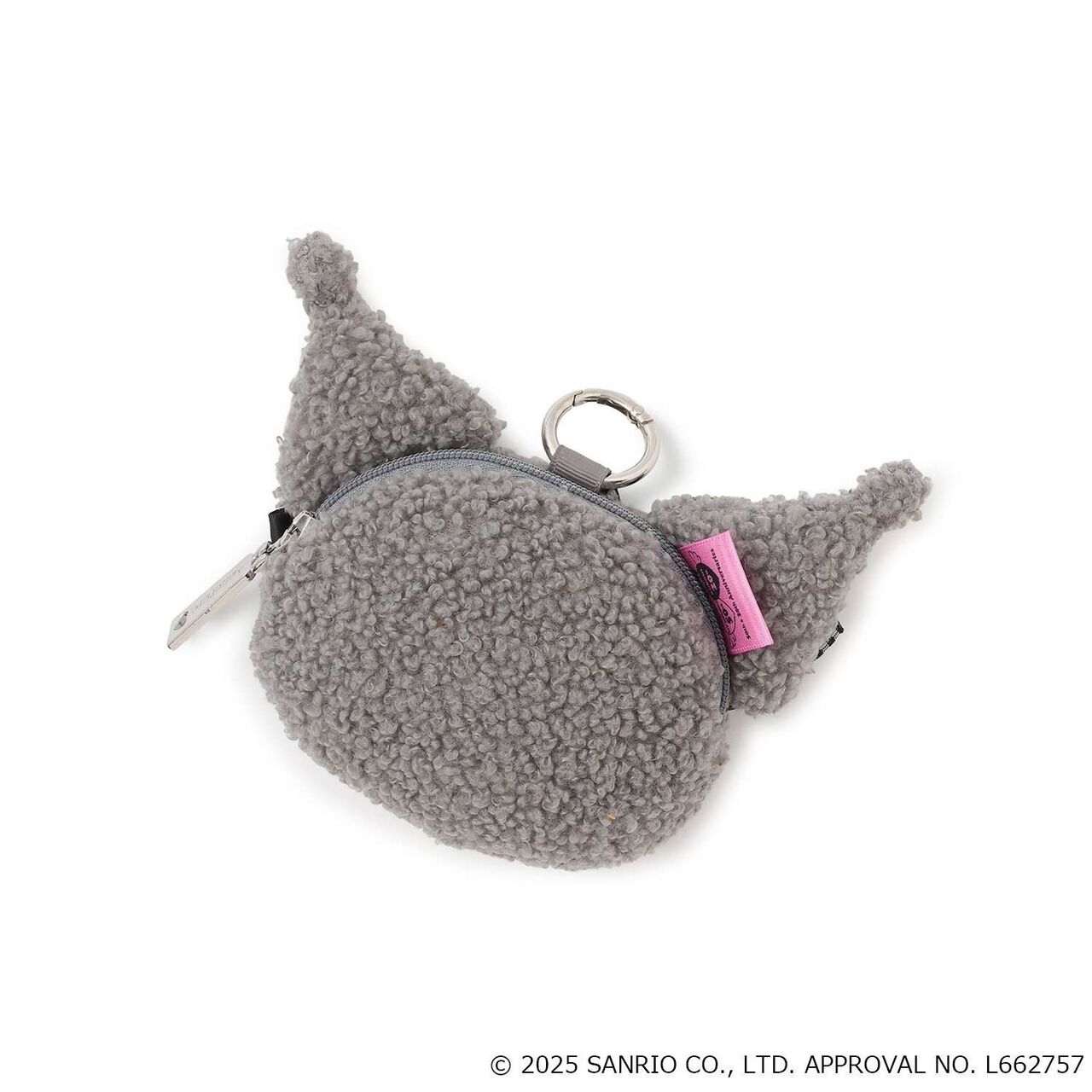 My Melody / Kuromi Ribbon Full Face Pouch,Pink, large image number 1