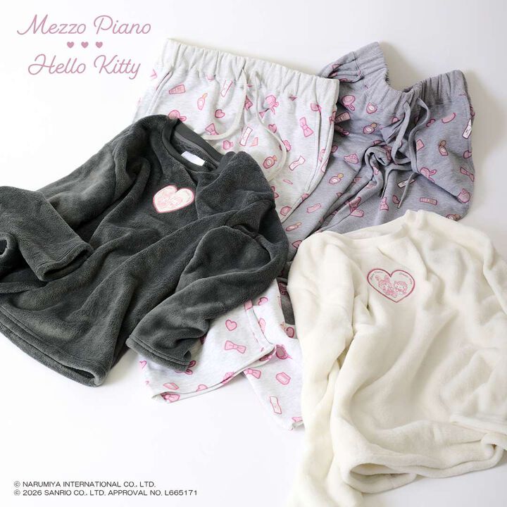 Hello Kitty x Berie-chan Loungewear,Charcoal gray, medium image number 13