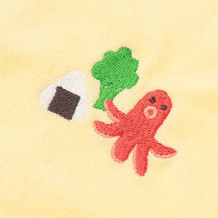 Embroidered Scallop Trim Bib,Cream, medium image number 3