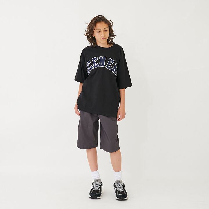 [GLSW.] Cool Touch High Cool Cotton Arch Logo Appliqué Embroidery Short Sleeve T-Shirt,Black, medium image number 15