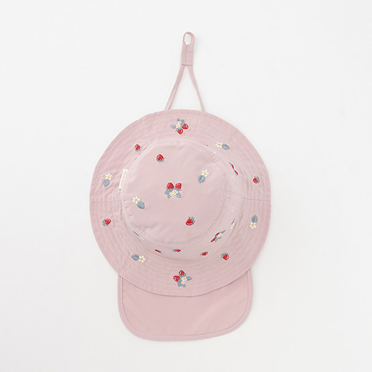 [Heat-Resistant] Embroidered Bucket Hat,Lavender, large image number 28