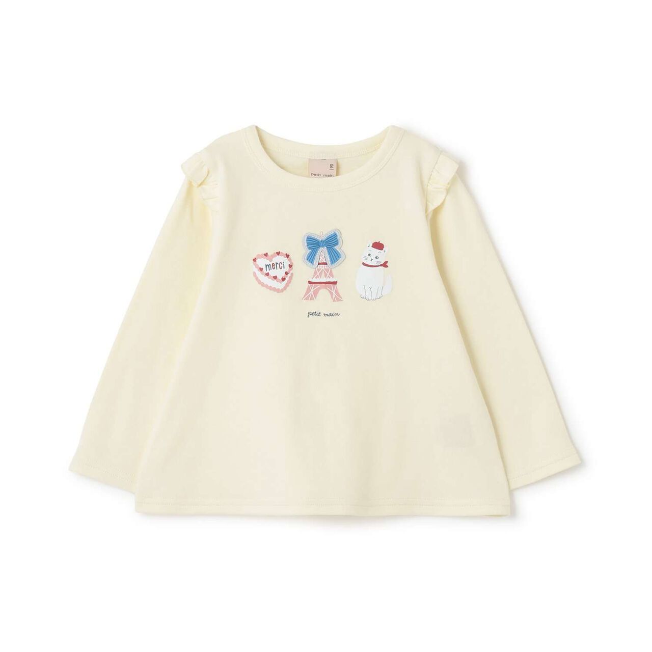 [Affordable] Girls Long-Sleeve T-Shirt,Ivory, large image number 14