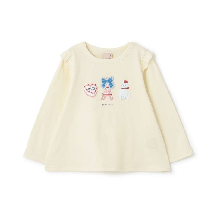 [Affordable] Girls Long-Sleeve T-Shirt,Ivory, medium image number 14