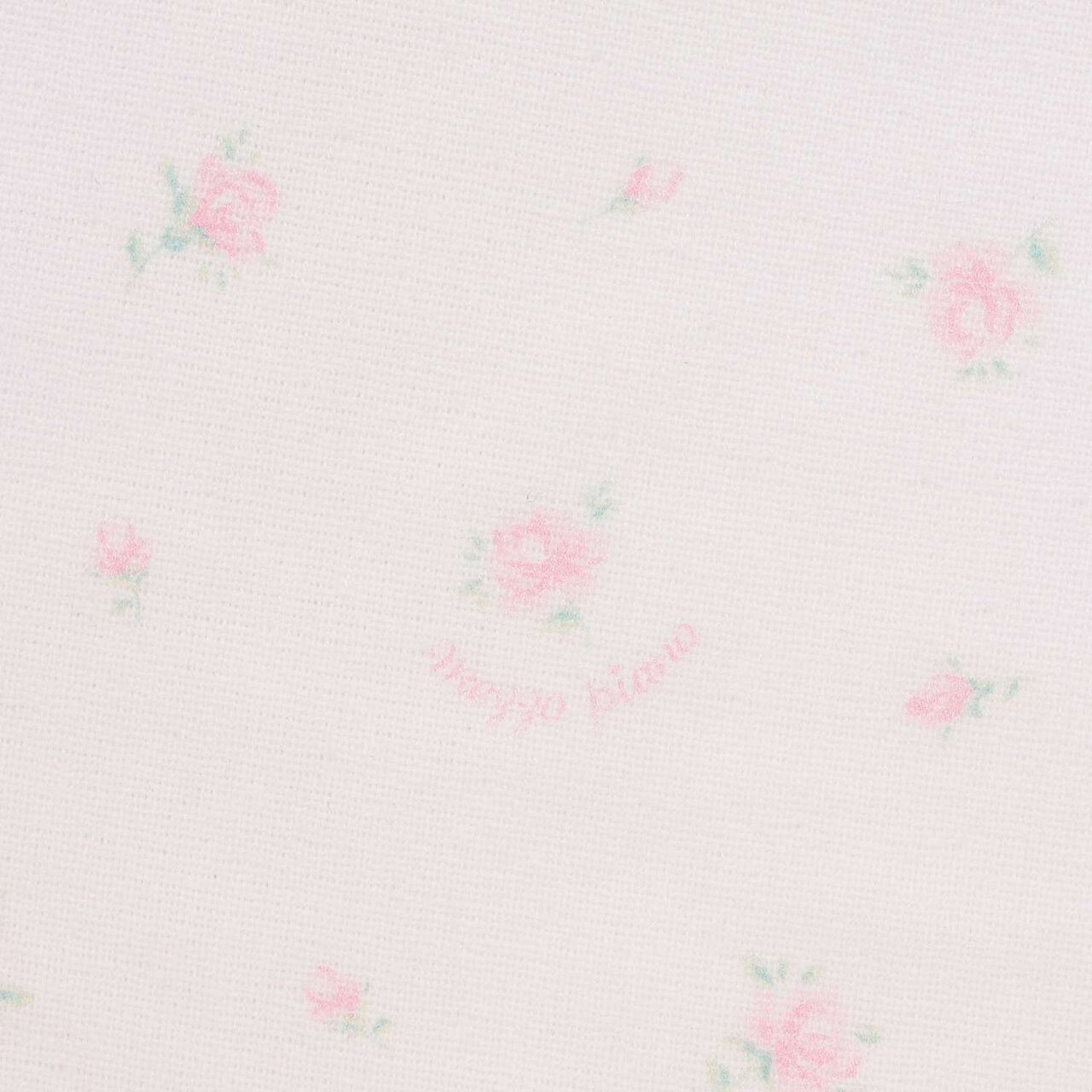 Rose Pattern Gauze Towel Blanket & Blanket Clip Set [Box Included],Light pink, large image number 6