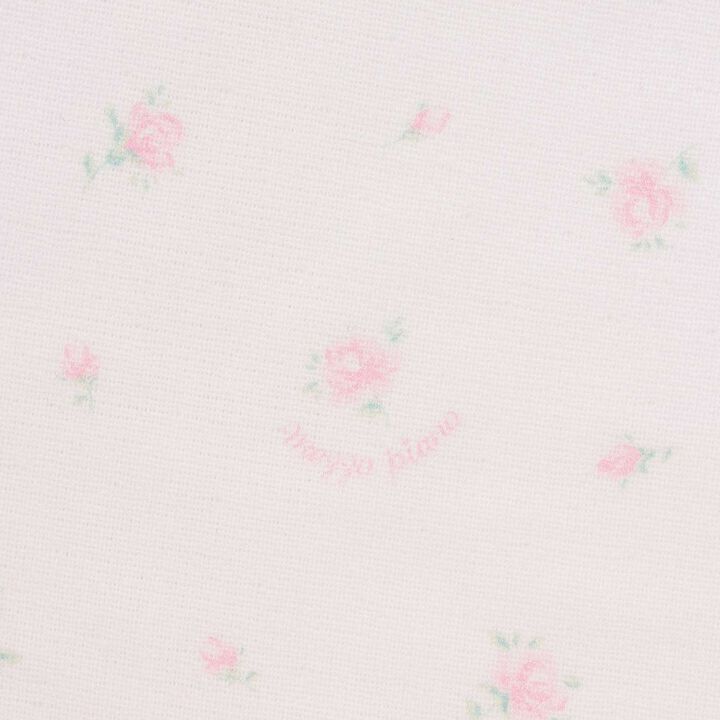 Rose Pattern Gauze Towel Blanket & Blanket Clip Set [Box Included],Light pink, medium image number 6