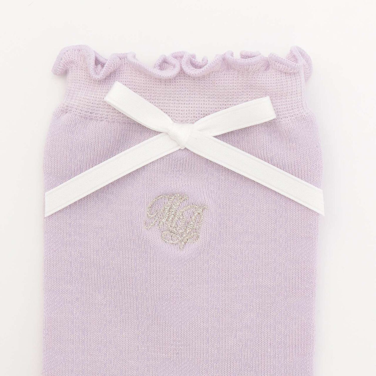 Mellow & Ribbon Socks,Black, large image number 1