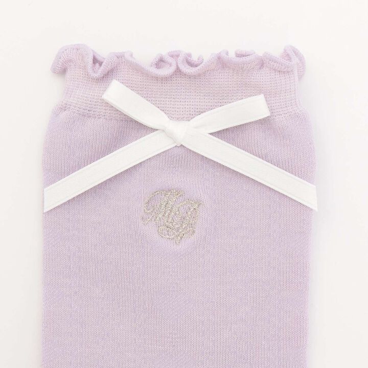 Mellow & Ribbon Socks,Black, medium image number 1