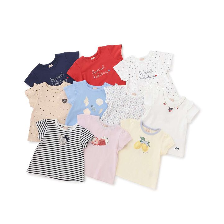 Affordable Girls Short Sleeve T-Shirt,Off white, medium image number 24