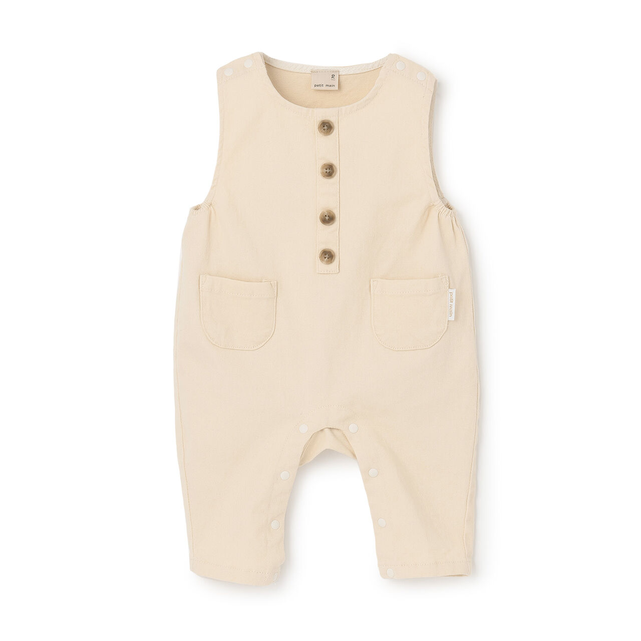 Denim Overalls,Ivory, large image number 0