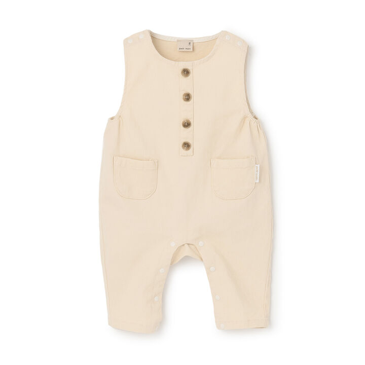 Denim Overalls,Ivory, medium image number 0