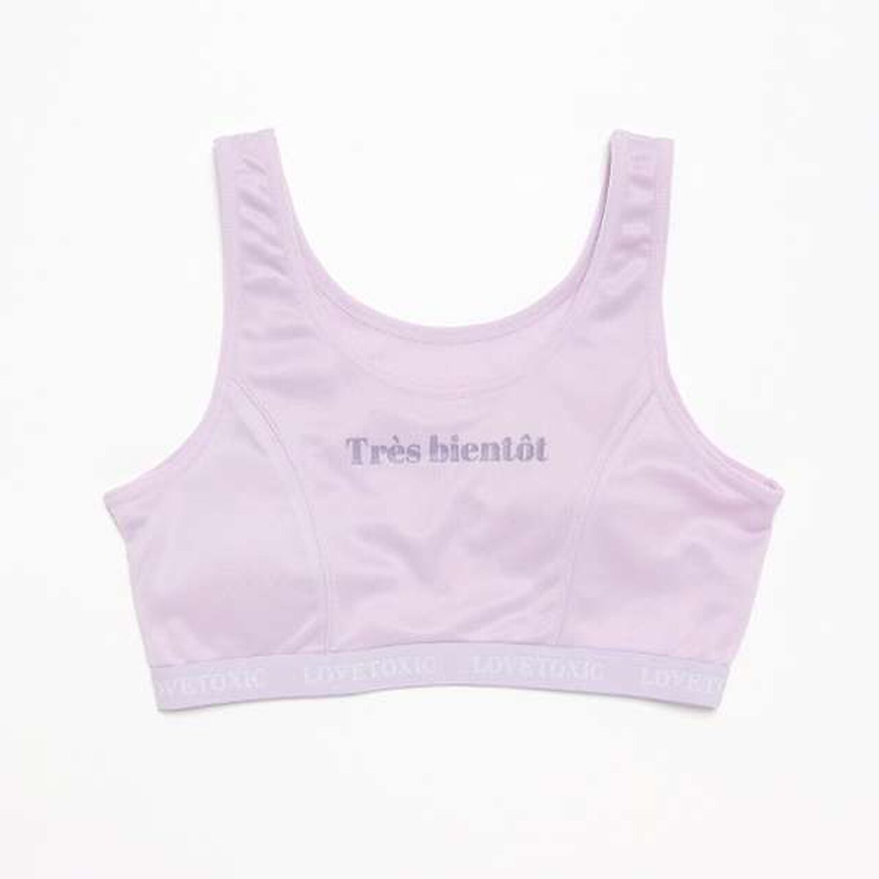 DRY Mesh Half Top,Lavender, large image number 0