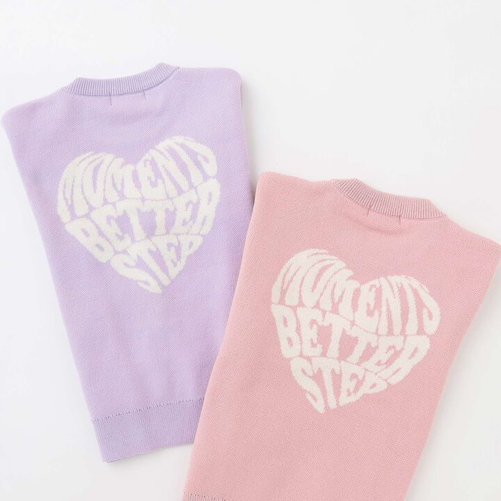 [Machine Washable] Soft Jacquard Knit,Lavender, medium image number 4