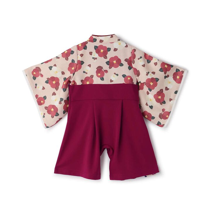 Girls Hakama Coverall,Red, medium image number 6