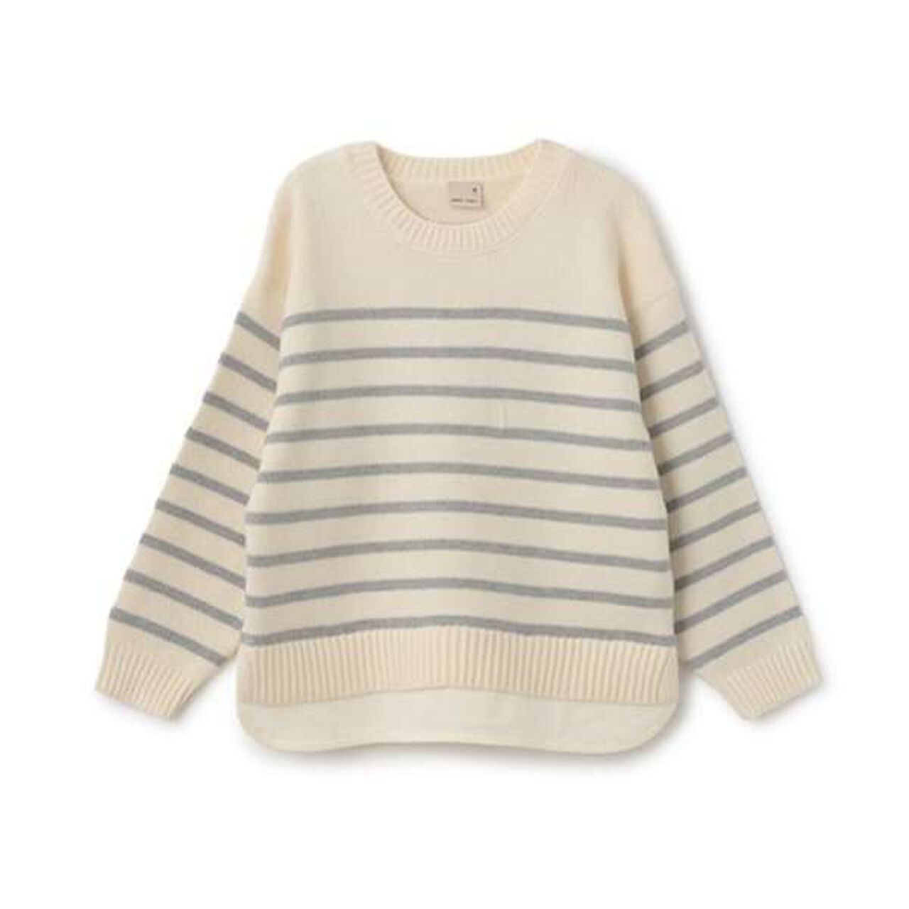 Washable Striped Knit,Light green, large image number 17