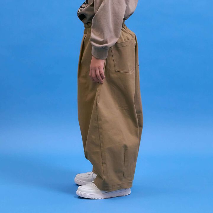 Volume Balloon Pants [MNCM],Khaki, medium image number 17