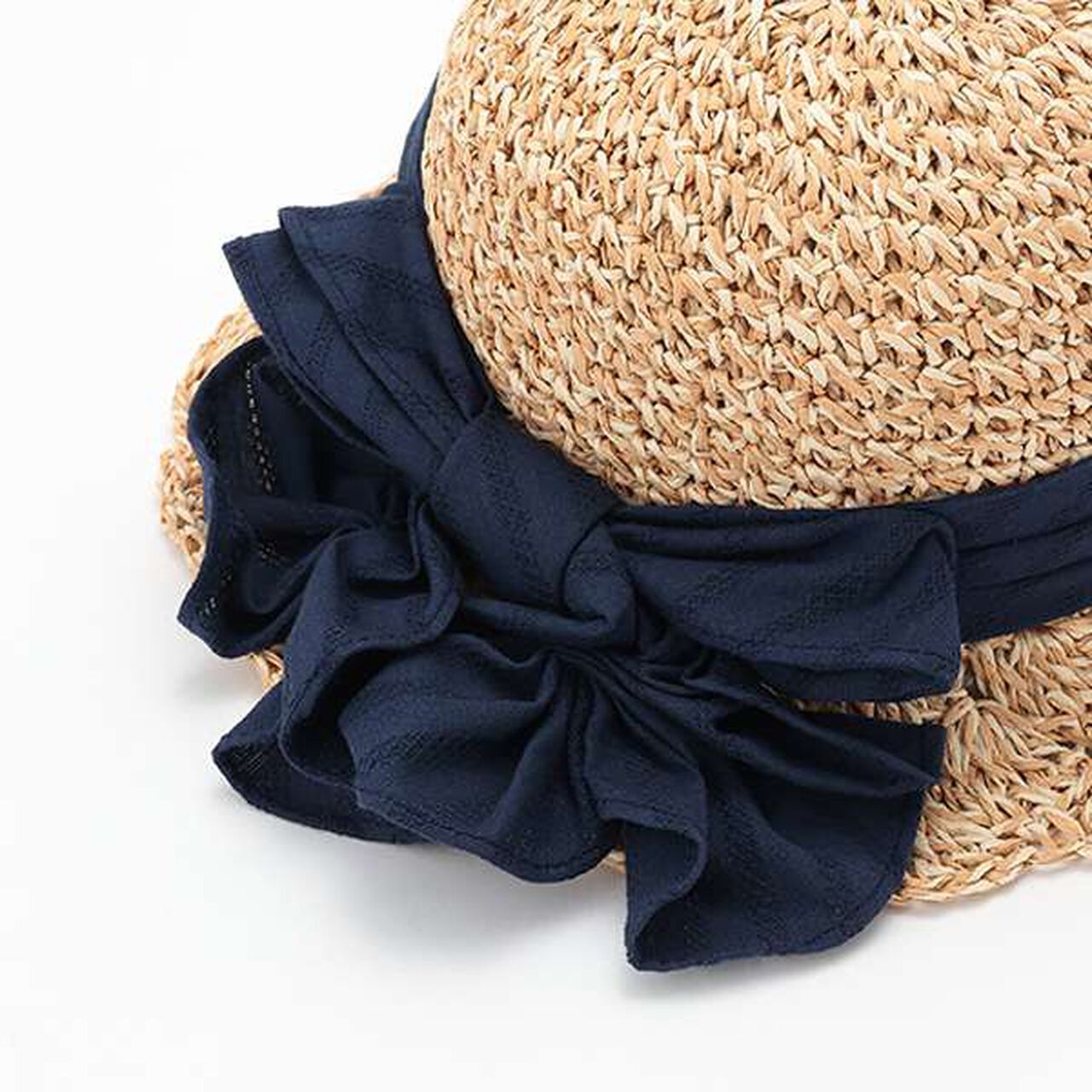 Paper Ribbon Hat,Pearl white, large image number 2