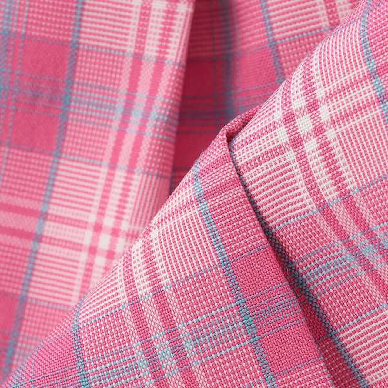 Check Pleats Culottes,Turquoise, large image number 7