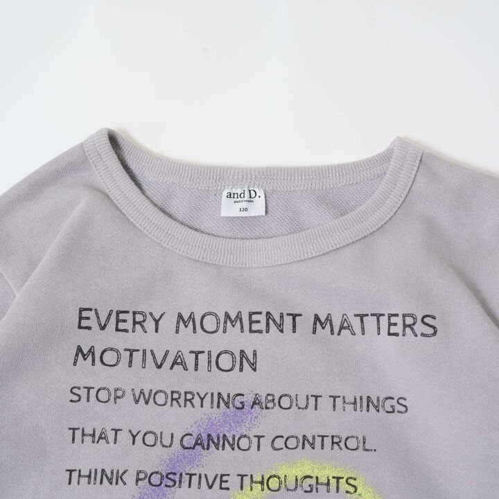 Sweatshirt Print A-Line Pullover,Navy, medium image number 11