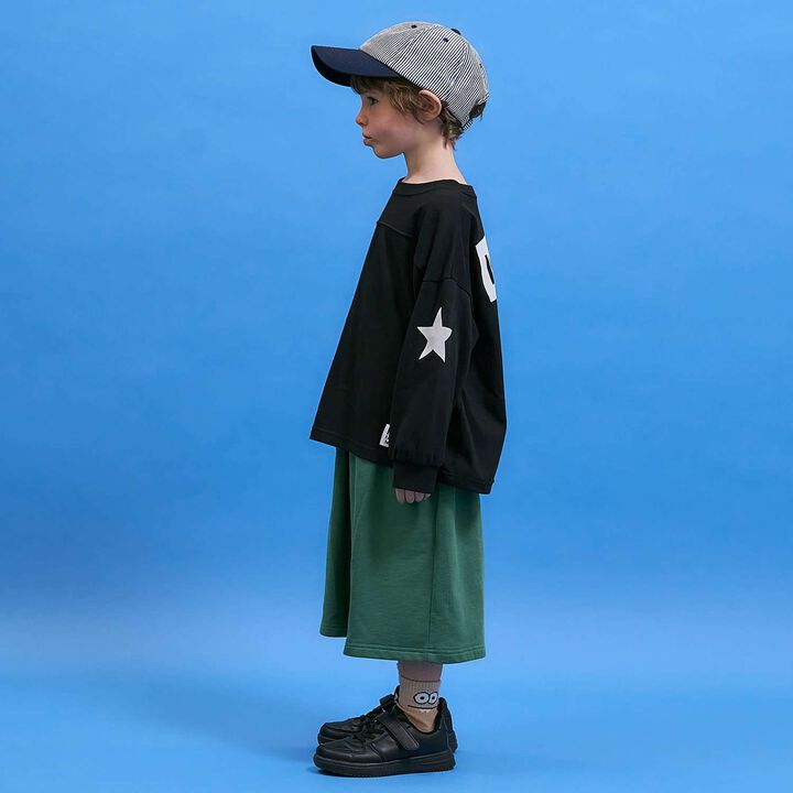 Anti-Stain Quick-Dry Back Print T-Shirt [MNCM],Navy, medium image number 21