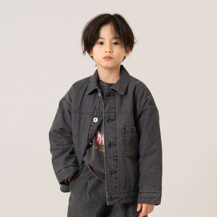 Quilted Denim Jacket [Coordinatable Setup],, medium
