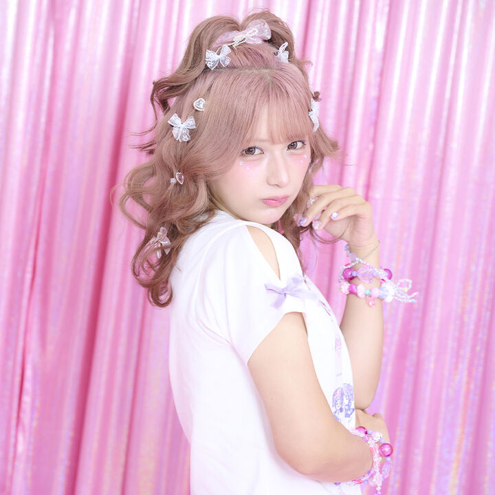 Shinako-chan Roleplay Short Sleeve T-Shirt for Adults,Purple, medium image number 20