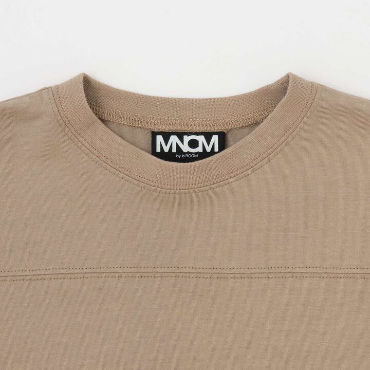 Anti-Stain Quick-Dry Back Print T-Shirt [MNCM],Navy, medium image number 6