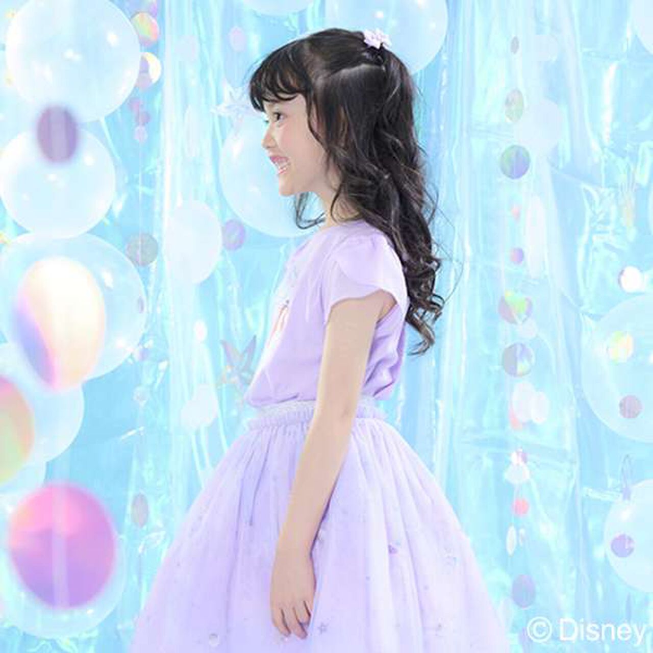 [Disney Ariel] Scalloped Hem T-Shirt,Mint, large image number 15