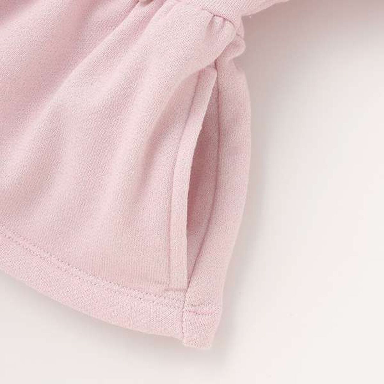 Lame Fleece 3 WAY Bomber Jacket,Light gray, large image number 5