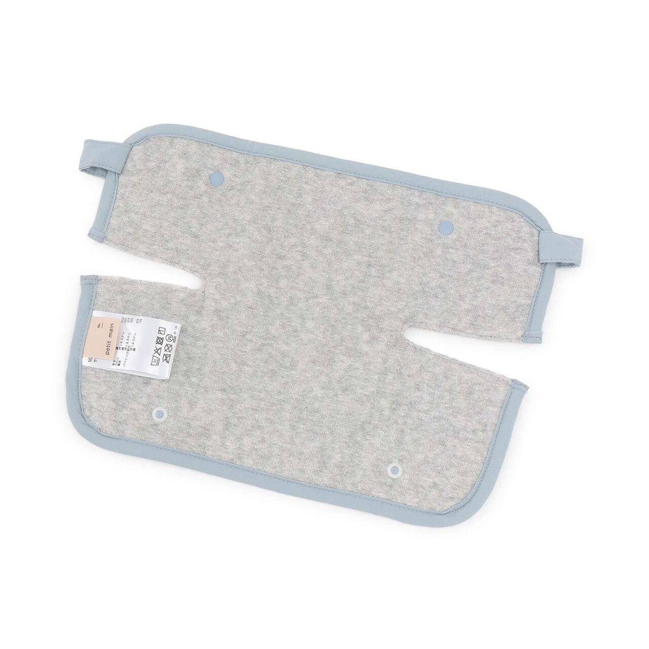 Quilted Embroidered Drool Cover,Light pink, large image number 1