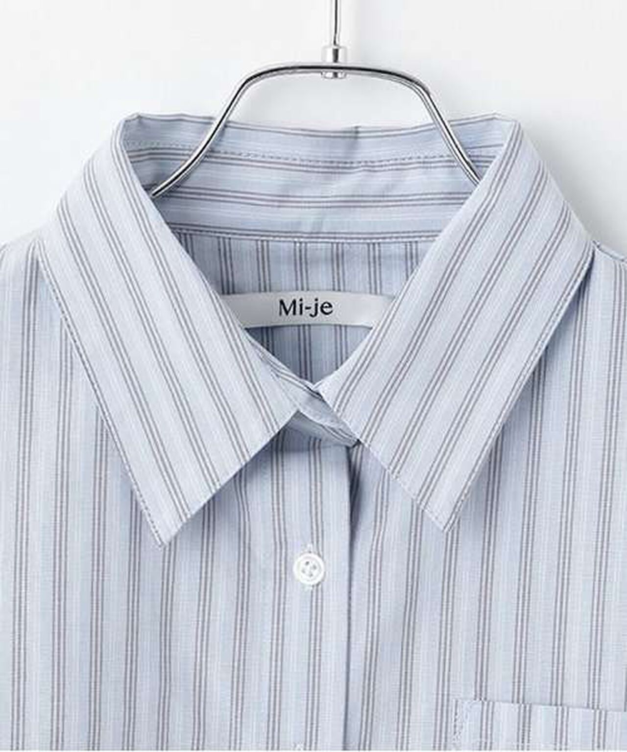 Cropped Shirt and Vest Set,Off white, large image number 4