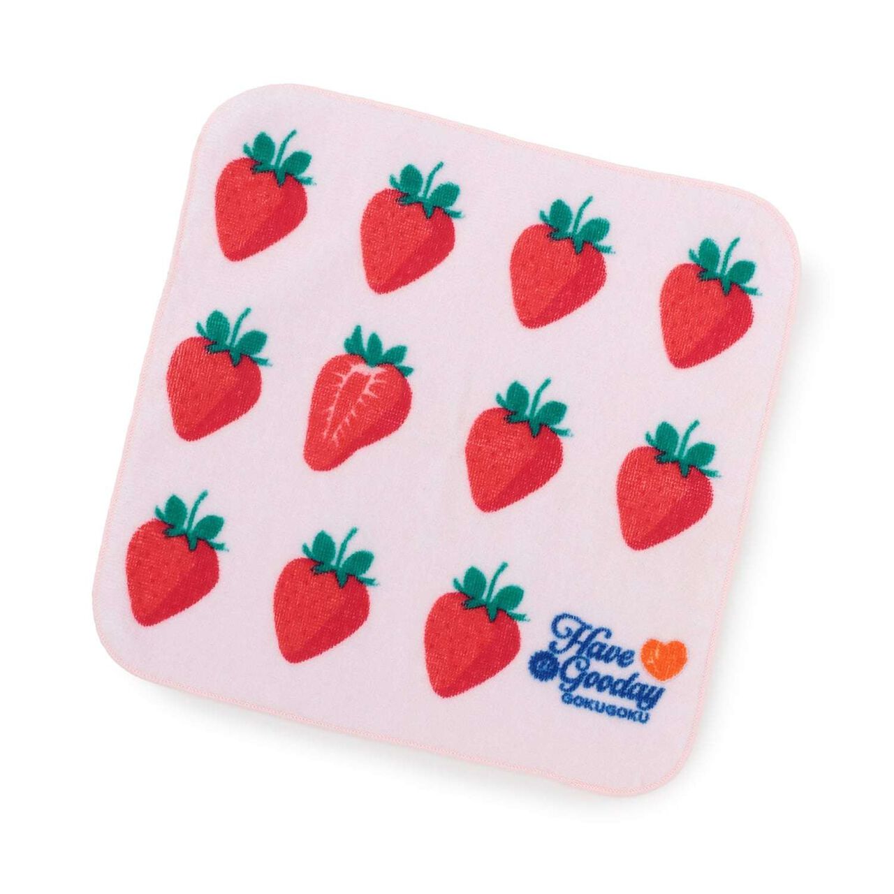 [GOKUGOKU] Fruit Hand Towel,Pink, large image number 0