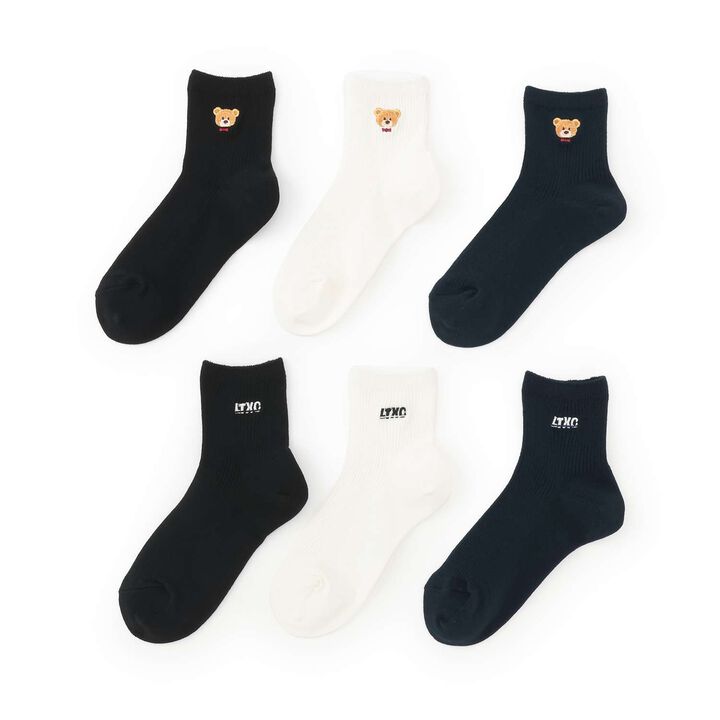 [Durable Toe] [Antibacterial Deodorant] School Socks,White, medium image number 4